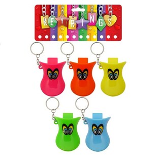 Sifflet Bec de Canard avec Porte-Cl&eacute;s (12 pcs)
