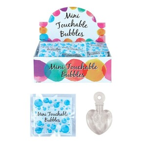 MINI BULLES DE SAVON MARIAGE EN PR&Eacute;SENTOIR (48 pcs)