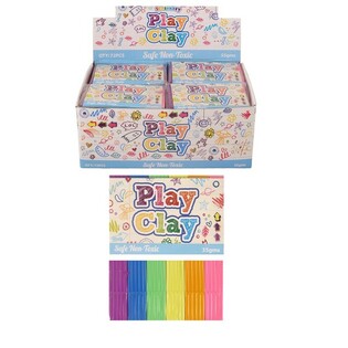 P&acirc;te &agrave; modeler 6 couleurs (35g) - Pr&eacute;sentoir de 72 pi&egrave;ces