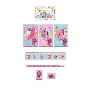 SET D&rsquo;&Eacute;CRITURE PONEYS 5 PI&Egrave;CES (24 pcs)