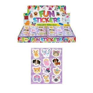Stickers Amusants – Modèle : Chiens & Chats (120 pièces)