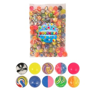 M&eacute;lange de Balles Rebondissantes, 3,3 cm (100 pcs)