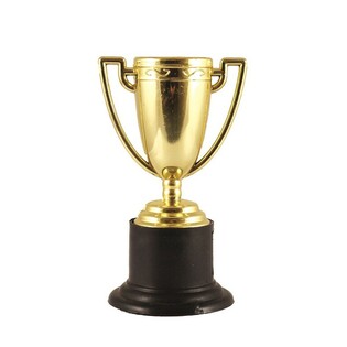 Troph&eacute;e de Vainqueur Or 10 cm (12 pcs)