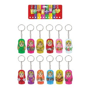 PORTE-CL&Eacute;S POUP&Eacute;E RUSSE (12 pcs)