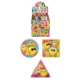 Jeux de Patience Smileys en Pr&eacute;sentoir (96 pcs) &ndash; Grossiste Jouets