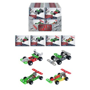 CONSTRUIS TA VOITURE DE COURSE EN M&Eacute;TAL &ndash; PR&Eacute;SENTOIR (24 pcs)