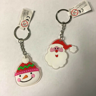 PORTE-CL&Eacute;S DE NO&Euml;L (12 pcs.)