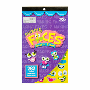 LIVRE DE STICKERS CRÉE TES PROPRES VISAGES RIGOLOS 282 PCS (12 unités)