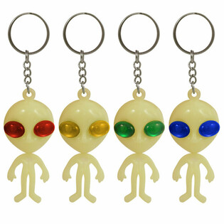 PORTE-CL&Eacute;S ALIEN LUMINESCENTS GLOW IN THE DARK (60 pcs)