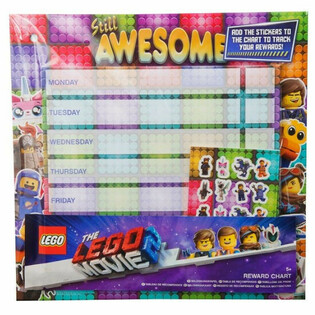 TABLEAU DE RÉCOMPENSE LEGO AVEC AUTOCOLLANTS LEGO (24 pcs.)