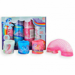 Spirale Licorne Arc-en-ciel Ø 6 CM (12 pcs)