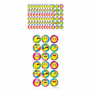 STICKERS RIGOLOS &ndash; SMILEY 18 STICKERS PAR FEUILLE (10 pcs.)