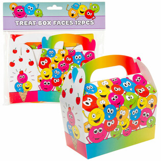 Bo&icirc;te &agrave; Friandises Smiley 12x12.5x6 cm (12 pcs)