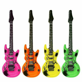 GUITARE GONFLABLE - COULEURS MIXTES (12 pcs.)