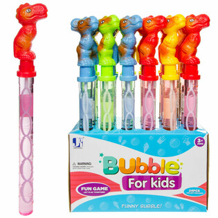 Grand Sabre &agrave; Bulles Dinosaure 38 cm en Pr&eacute;sentoir (24 pcs)