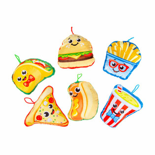 Peluche Mix Fast-Food Snacks - 14 cm (24 pi&egrave;ces)