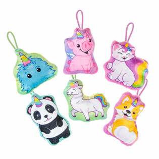 MIX PELUCHE ANIMAUX LICORNE - 13.5 cm (24 pcs)