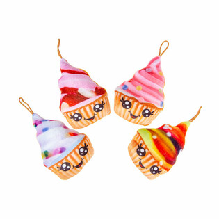 CUPCAKE EN PELUCHE - 13 cm (36 pi&egrave;ces)