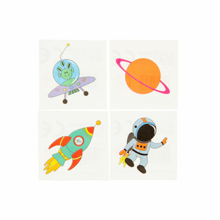 Tatouages Temporaires Espace / Space (288 pcs)