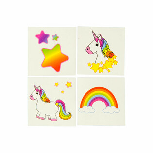 Tatouages Temporaires Licorne / Décalcomanies (288 pcs)