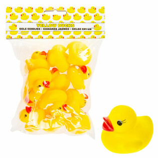 PETITS CANARDS DE BAIN JAUNES (12 pcs)
