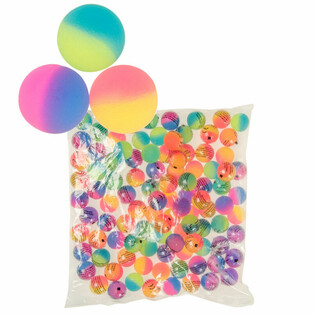 MIX BALLES REBONDISSANTES DÉPOLIES Ø 2.7 cm (100 pcs)