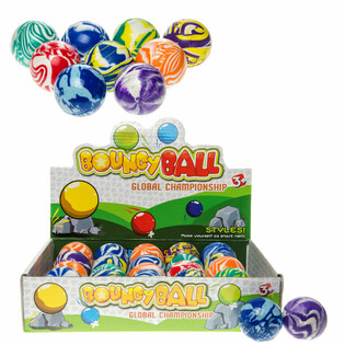 Mix de Balles Rebondissantes &Oslash; 4,3 cm en Pr&eacute;sentoir (20 pces)