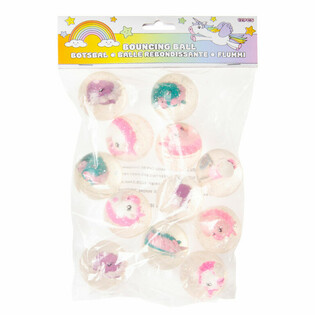 BALLE REBONDISSANTE LICORNE Ø 4.5 Cm. (12 pcs)