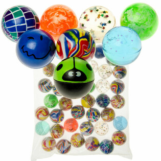 MIX Balles Rebondissantes &Oslash; 4,5 cm (40 pcs)