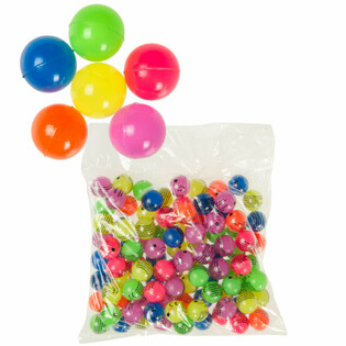 MIX BALLES REBONDISSANTES COULEURS N&Eacute;ON &Oslash; 2,7 Cm. ( 100 pcs)