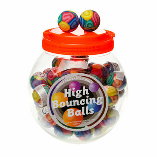 BALLES REBONDISSANTES Ø 3.6 Cm EN POT (48 pcs)