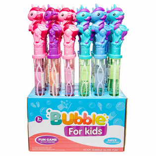 Grand Sabre &agrave; Bulles Licorne 38 cm en Pr&eacute;sentoir (24 pcs)
