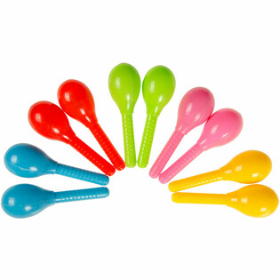 Set de Maracas de Samba 2 pi&egrave;ces (Lot de 12)