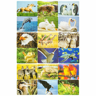 MIX Petits Puzzles Animaux (72 pcs)