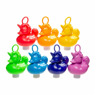 Canard Pêche aux Canards Licorne - Mix Couleurs - 12 Cm (21 pces)