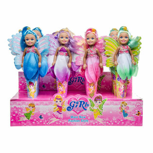 POUP&Eacute;E F&Eacute;E EN PR&Eacute;SENTOIR (12 pcs)