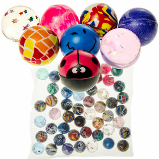 M&eacute;lange de Balles Rebondissantes &Oslash; 3,2 cm (50 pcs)