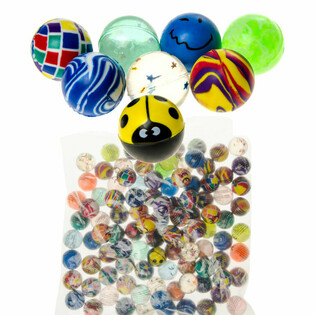 MIX BALLES REBONDISSANTES &Oslash; 2,7 cm (100 pcs)