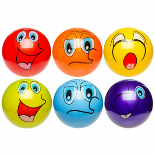 Ballon Visage Joyeux Ø 23 cm (10 pièces)