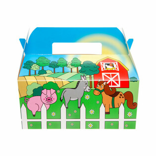 BOÎTE MENU FERME - 22.5 x 12 x 9.5 Cm. (24 pcs.)