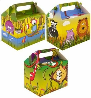 Bo&icirc;te Menu &ndash; Jungle &ndash; 14 x 9,5 x 18 cm (12 pcs)