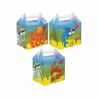 Bo&icirc;te Menu Enfant &ndash; SEA LIFE &ndash; 14 x 9.5 x 18 cm (24 pcs)