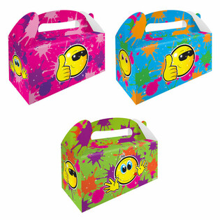 MENUBOX &ndash; SMILEY &ndash; 22.5 x 9.5 x 18 Cm (12 pcs)