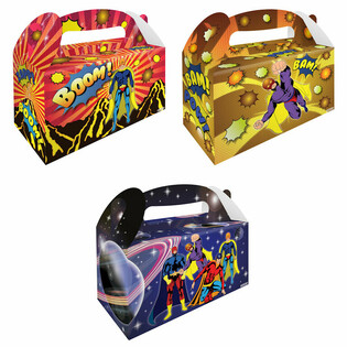Menubox &ndash; Super-h&eacute;ros &ndash; 22,5 x 9,5 x 18 cm (12 pcs)