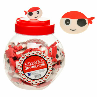 Gommes Pirate en Pot (100 pcs)