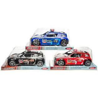 Voitures de Police à Friction sur Blister (6 pcs)