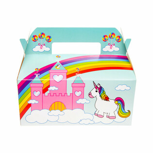 Boîte Menu Licorne - 22,5 x 12 x 9,5 cm (24 pcs)