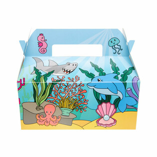 Boîte Menu Mer / Océan - 22.5 x 12 x 9.5 cm (24 pcs)