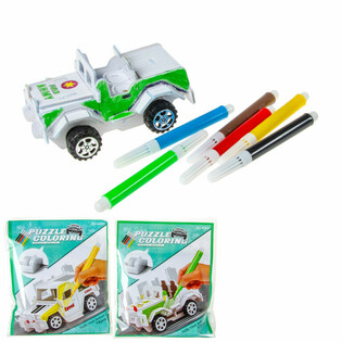 Puzzle 3D Construire & Colorier sa Voiture (12 pcs)