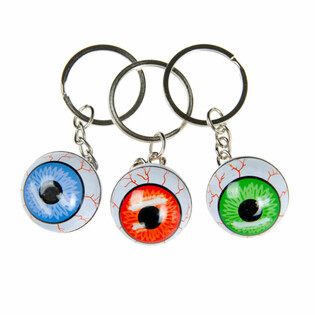 Porte-cl&eacute;s Globe Oculaire en M&eacute;tal (48 pcs)